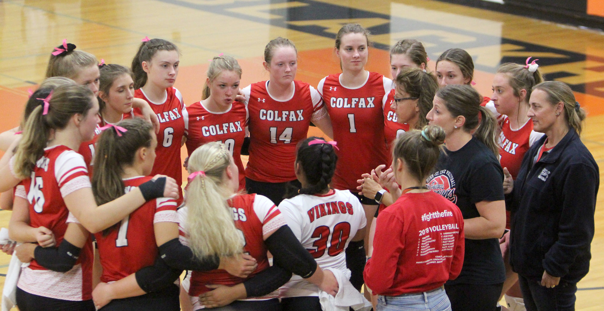 Colfax at Bloomer volleyball 10-8-19